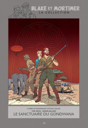 couverture, jaquette Blake et Mortimer 18  - Le sanctuaire du GondwanaDeluxe (Hachette BD) BD