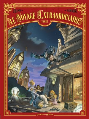 couverture, jaquette Le voyage extraordinaire 3  - Cycle 1 - Le Trophée Jules Verne 3/3 (vents d'ouest bd) BD