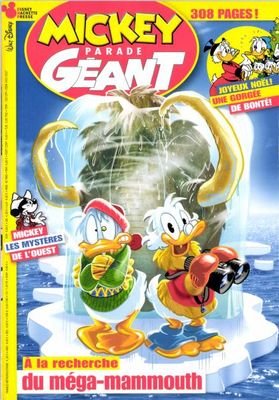 couverture, jaquette Mickey Parade 337  - À la recherche du méga-mammouth (Disney Hachette Presse) Périodique