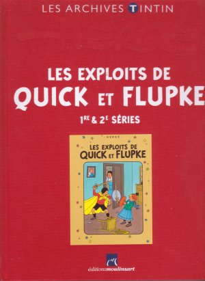 couverture, jaquette Quick & Flupke 1  - Les exploits de Quick et Flupke 1ère & 2e sériesRéédition (Editions Moulinsart) BD