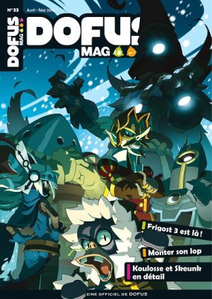 couverture, jaquette Dofus Mag 33  (Ankama Manga) Magazine