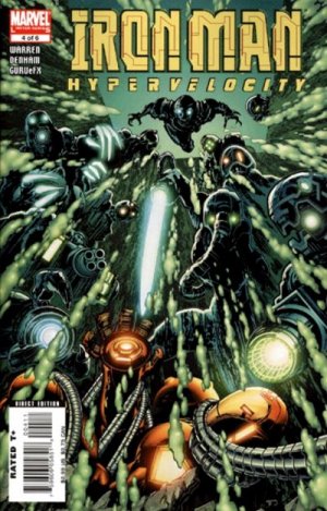 couverture, jaquette Iron Man - Hypervelocity 4  - Hypervelocity Part FourIssues (Marvel) Comics