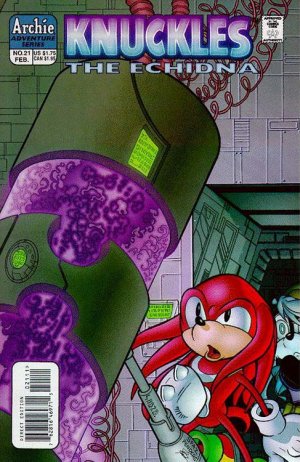 couverture, jaquette Knuckles The Echidna 21  - The Forbidden Zone #3Issues (Archie comics) Comics
