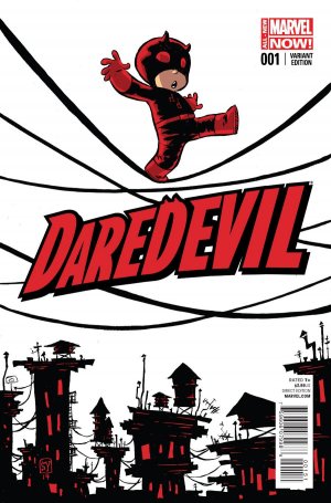 couverture, jaquette Daredevil 1  - Variant Skottie YoungIssues V4 (2014 - 2015) (Marvel) Comics
