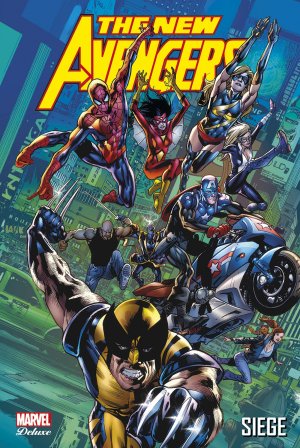 couverture, jaquette New Avengers 7  - SiègeTPB Hardcover - Marvel Deluxe V1 - Issues V1 (Panini Comics) Comics