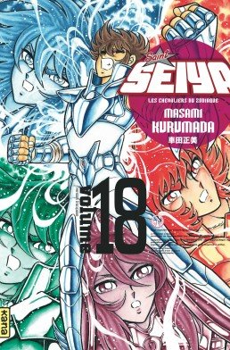 couverture, jaquette Saint Seiya - Les Chevaliers du Zodiaque 18 Deluxe Française (kana) Manga