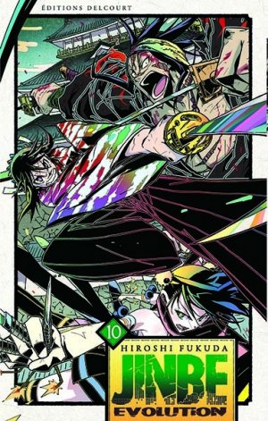 couverture, jaquette Jinbe Evolution 10  (Delcourt Manga) Manga