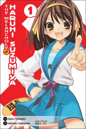 couverture, jaquette La Mélancolie de Haruhi Suzumiya 1 Américaine (Yen Press) Manga
