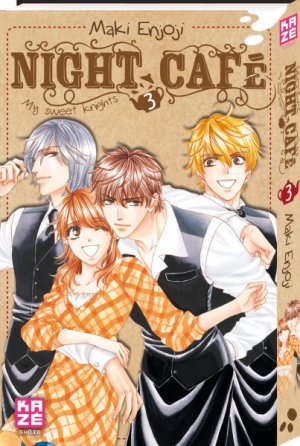couverture, jaquette Night café - My sweet knights 3  (kazé manga) Manga