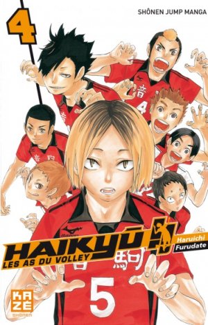 couverture, jaquette Haikyû !! Les as du volley 4  (kazé manga) Manga
