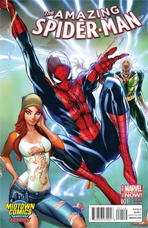 The Amazing Spider-Man 1 - Variant cover, exclusive à Mdtown Comics