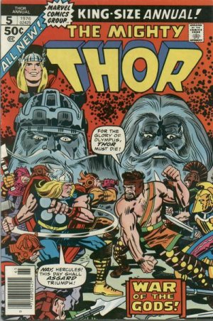 couverture, jaquette Thor 5  - The War of the Gods!Issues V1 Annuals (1966 - 2009) (Marvel) Comics