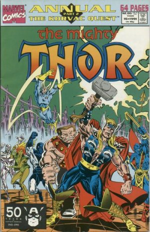 couverture, jaquette Thor 16  - The Future Dies NowIssues V1 Annuals (1966 - 2009) (Marvel) Comics