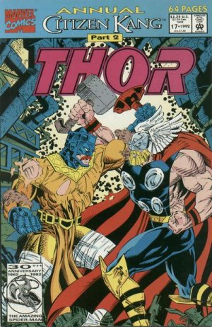 couverture, jaquette Thor 17  - Citizen Kang, Part 2Issues V1 Annuals (1966 - 2009) (Marvel) Comics