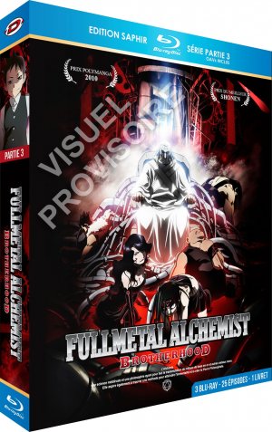 couverture, jaquette Fullmetal Alchemist Brotherhood 3 Saphir (Dybex) Série TV animée