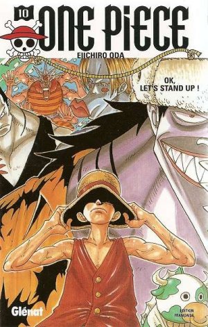 couverture, jaquette One Piece 10 2ème édition (Glénat Manga) Manga