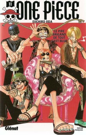 couverture, jaquette One Piece 11 2ème édition (Glénat Manga) Manga