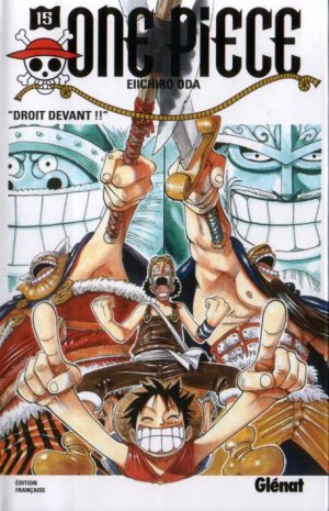 couverture, jaquette One Piece 15 2ème édition (Glénat Manga) Manga