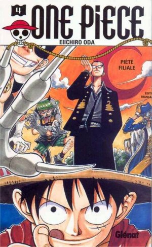 couverture, jaquette One Piece 4 1ère édition (Glénat Manga) Manga