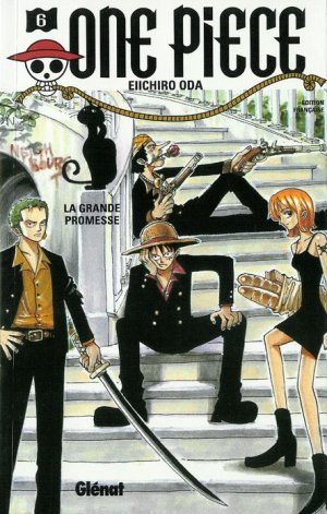 couverture, jaquette One Piece 6 1ère édition (Glénat Manga) Manga