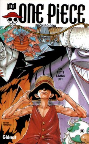 couverture, jaquette One Piece 10 1ère édition (Glénat Manga) Manga