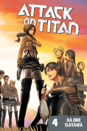 couverture, jaquette L'Attaque des Titans 4 Américaine (Kodansha Comics USA) Manga