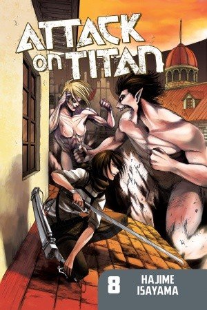 couverture, jaquette L'Attaque des Titans 8 Américaine (Kodansha Comics USA) Manga