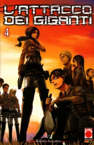 couverture, jaquette L'Attaque des Titans 4  (Planet Manga) Manga