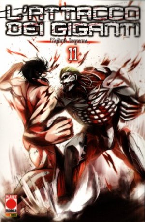 couverture, jaquette L'Attaque des Titans 11  (Planet Manga) Manga