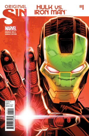 Original Sin 3.1 - Hulk Vs. Iron Man #1 (Greg Land & Nolan Woodard Variant Cover)