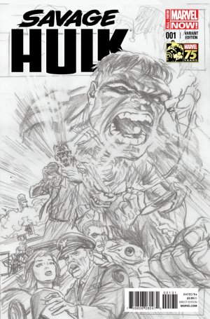 Savage Hulk 1 - Issue 1 (Alex Ross Variant Sketch Cover)
