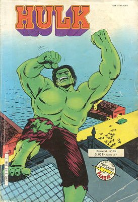 couverture, jaquette Hulk 25 Kiosque Arédit V1 (1976 - 1983) (Arédit) Comics