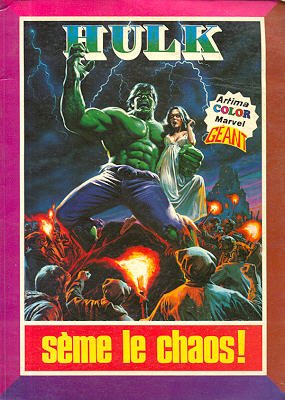 couverture, jaquette Hulk 6  - Hulk sème le chaos !Kiosque Artima V1 (1979 - 1983) (Artima) Comics