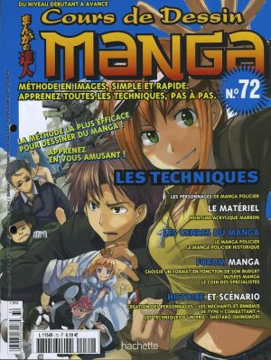 couverture, jaquette Cours de dessin manga 72  (Hachette manga) Magazine