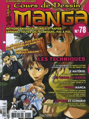 couverture, jaquette Cours de dessin manga 78  (Hachette manga) Magazine