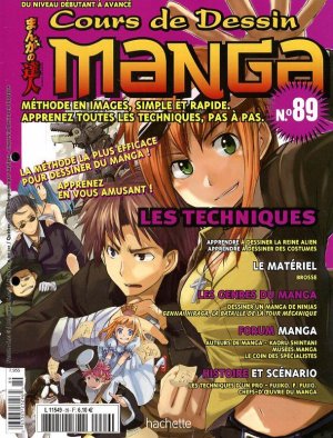 couverture, jaquette Cours de dessin manga 89  (Hachette manga) Magazine