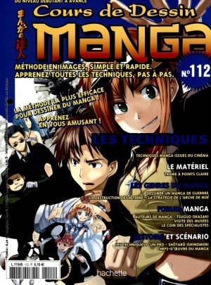 couverture, jaquette Cours de dessin manga 112  (Hachette manga) Magazine