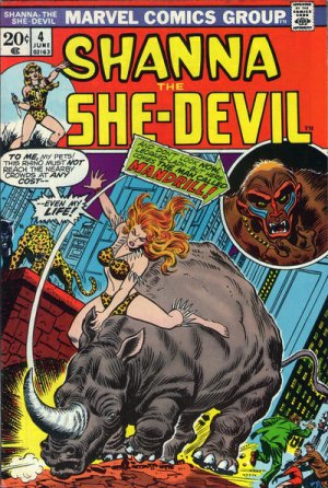 Shanna, the She-Devil 4 - Cry ... Mandrill!