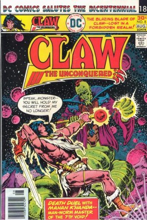 Claw The Unconquered # 8 Issues V1 (1975 - 1978)