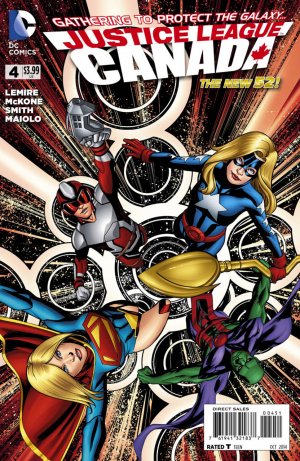 Justice League United 4 - Justice League Canada Conclusion (Canada Variant Cover)