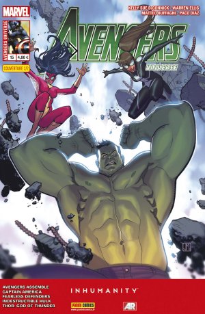 couverture, jaquette Avengers Universe 15  - Couverture 2/2 : Jorge MolinaKiosque V1 (2013 - 2015) (Panini Comics) Comics