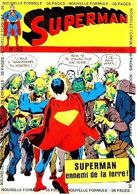 couverture, jaquette Superman 52 Kiosque V2 (1969 - 1980) (Interpresse) Comics