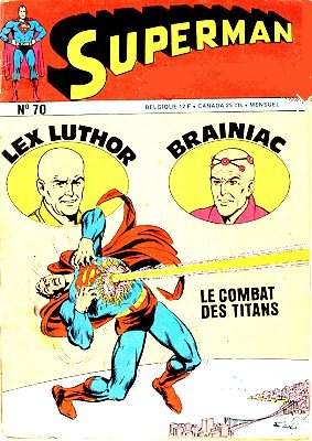 couverture, jaquette Superman 70 Kiosque V2 (1969 - 1980) (Interpresse) Comics