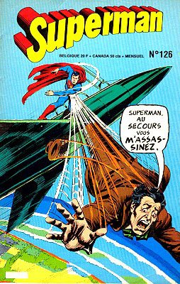 couverture, jaquette Superman 126 Kiosque V2 (1969 - 1980) (Interpresse) Comics