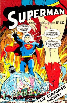 couverture, jaquette Superman 132 Kiosque V2 (1969 - 1980) (Interpresse) Comics