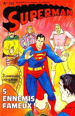 couverture, jaquette Superman 156 Kiosque V2 (1969 - 1980) (Interpresse) Comics