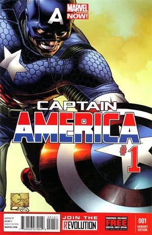 Captain America 1 - Castaway in Dimension Z (Chapter One) (Joe Quesada Variant Cover 1:100)