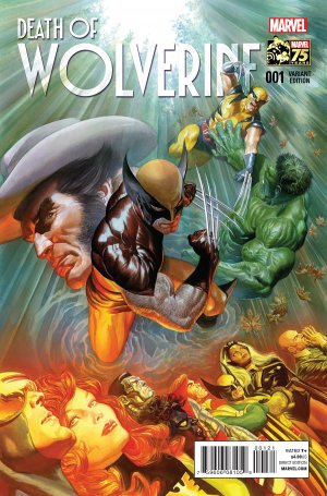 La Mort de Wolverine 1 - Death of Wolverine Part One (Alex Ross 75th Anniversary Variant Cover)