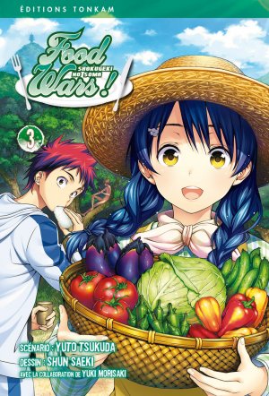 couverture, jaquette Food wars ! 3  (tonkam) Manga