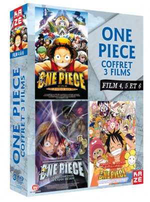 couverture, jaquette One Piece - Films (coffrets par 3) 2 Blu-ray (Kaze) Film